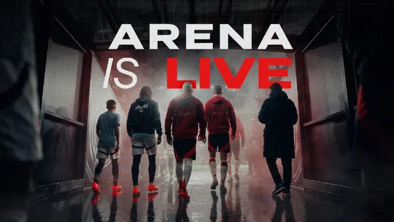 Arena est lancée — visuel de lancement
